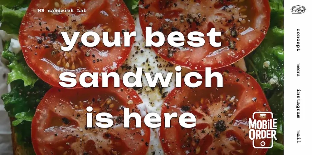 サンプルサイトの画像